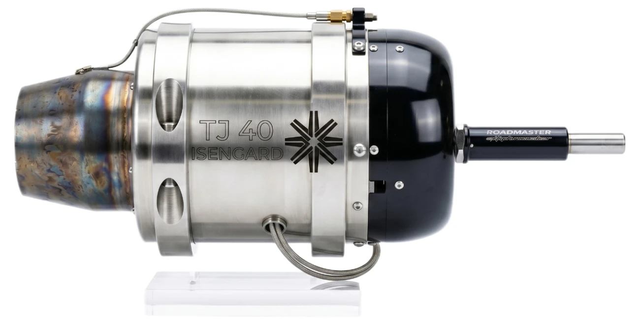 TJ-40 turbine, side profile